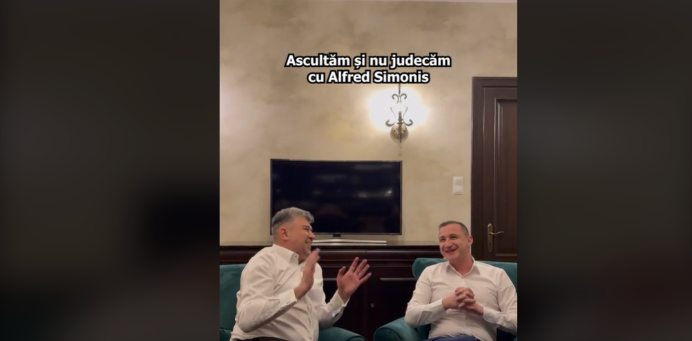 Confesiuni politice pe TikTok. Simonis către Ciolacu: „Îți amintești când ne spuneai să nu îi dăm VOTURI lui SIMION? Toți i-am dat!”