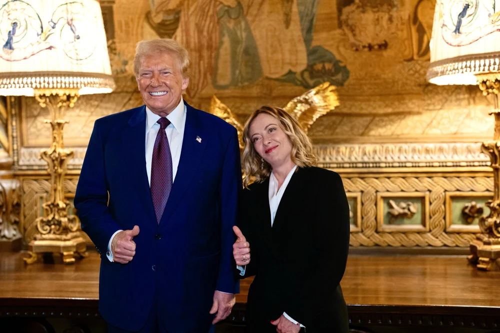 Georgia Meloni, primită de Trump la Mar-a-Lago: „O femeie fantastică”